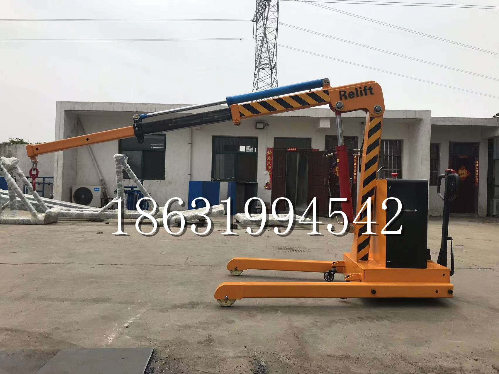 化德县久征定做3吨三轮随车吊 农用园林绿化移树吊 平板工程用小吊机