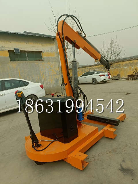 化德县自卸车厢随车吊 自制轮式四不像起重机 四驱平板吊 5吨 贵盛